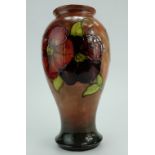 Walter Moorcroft large flambe vase decorated in the Anemone design,