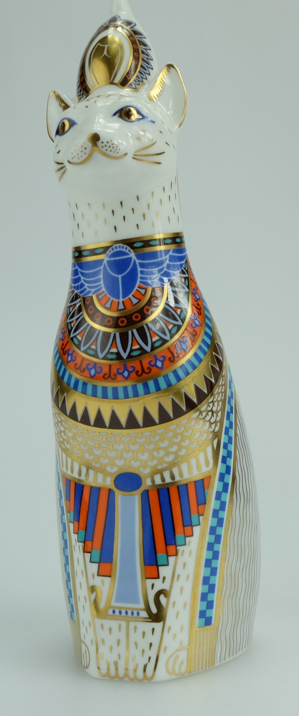 Royal Crown Derby paperweight Egyptian from the Royal Cats collection,