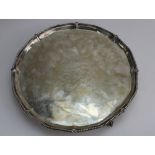 George III Silver Salver, hall marked London 1775 by Robert Jones & John Scofield,