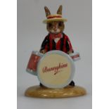 Royal Doulton Bunnykins Drummer colour way commemorating the 75th Bunnykins Anniversary Ltd Edt 200