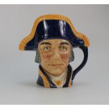 Royal Doulton Large Character Jug Lord Nelson D6336