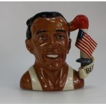 Royal Doulton Large Character Jug Jesse Owens D7019,