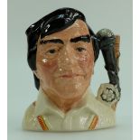 Royal Doulton Small Character Jug Freddie Trueman OBE D7090,