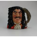 Royal Doulton Large Character Jug Captain Hook D6947,