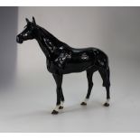 Beswick model of black large racehorse 1564