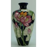 Moorcroft India vase, numbered edition, 23cm tall. Designed by Emma Bossons.