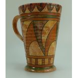 Charlotte Rhead Burleigh Ware jug in the Florentine design 4752,
