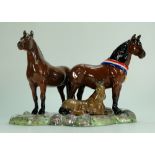 Beswick The Dartmoor Family Tableau piece, comprising Warlord, Another Star and Another Bunch,