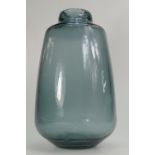 Whitefriars grey glass vase,