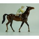 Beswick Jockey on walking horse 1037,