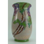 Charlotte Rhead Crown Ducal vase in the Hydrangea 3797 design,