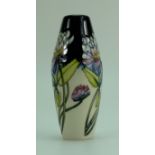 Moorcroft Trefoil vase, 12.5cm tall. Designed by Nicola Slaney.