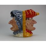 Royal Doulton two sided Large Character Jug Punch & Judy D6946,