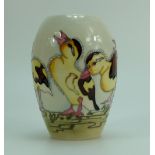 Moorcroft Spring Ducklings vase, numbered edition, 13cm tall. Designed by Kerry Goodwin.