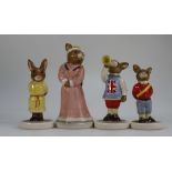 Royal Doulton set of Bunnykins figures The Royal Family comprising of Harry the Herald DB95,