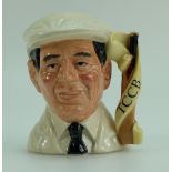 Royal Doulton Small Character Jug Dickie Bird MBE D7068,