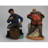 Royal Doulton figures Falstaf HN2054 and