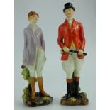 Royal Doulton rare pair of figures, The