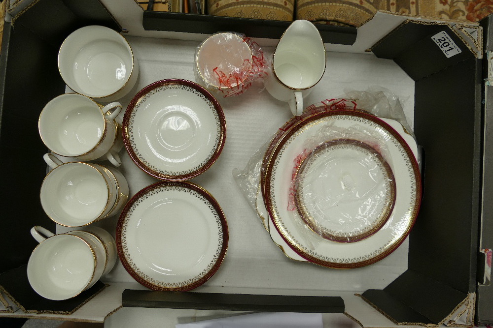 A collection of Paragon Holyrood teaware to include cups, saucers, sandwich plates, etc.