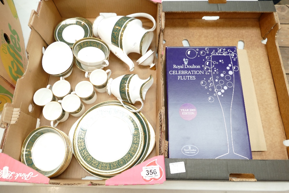 Royal Doulton Van borough coffee set to include coffee cans, side plates, saucers, bowls,
