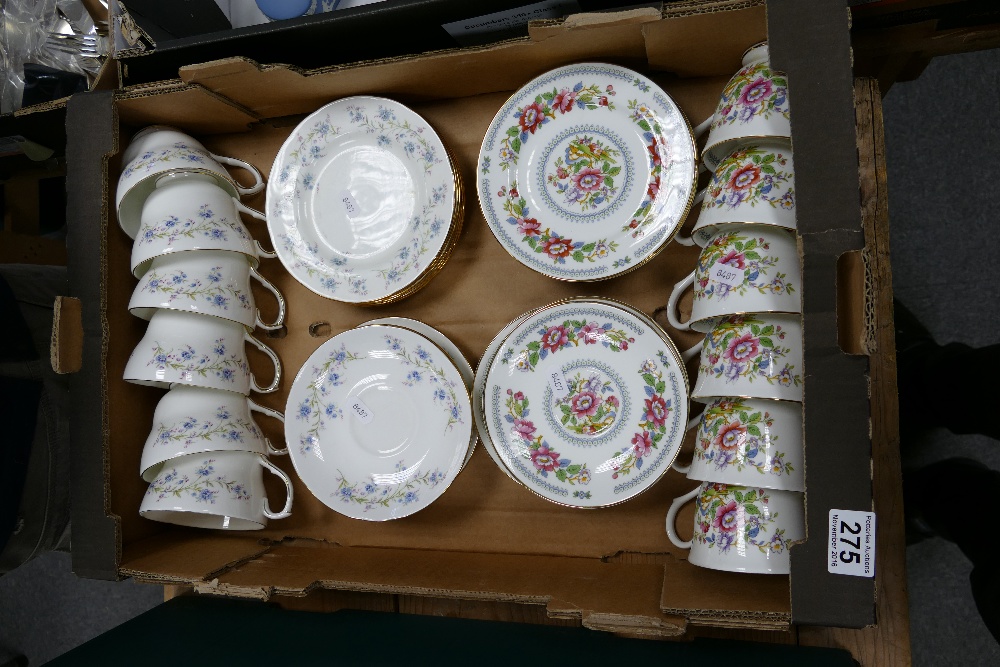 A mixed collection of items to include Royal Grafton teacups, saucers,