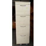 Quality 4 drawer chest of office drawers.