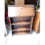 Small 1930's oak students desk.