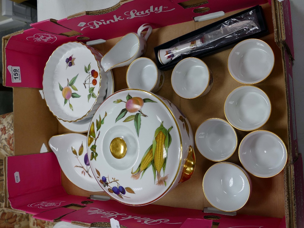 A collection of Royal Worcester Evesham