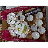 A collection of Royal Worcester Evesham