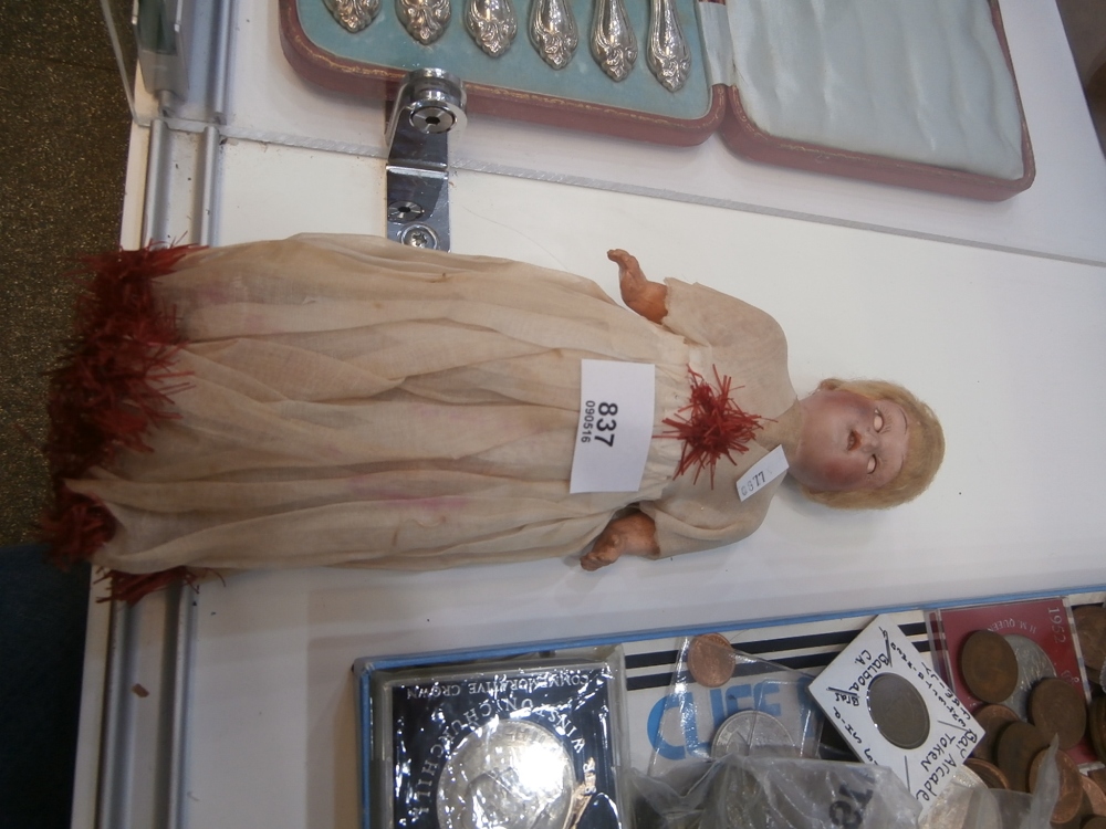 Edwardian bisque headed German doll