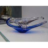 Dutch art glass bowl Boeker and similar Bayel example