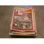 Collection of approx. 75 TV21 children magazines all captain scarlet