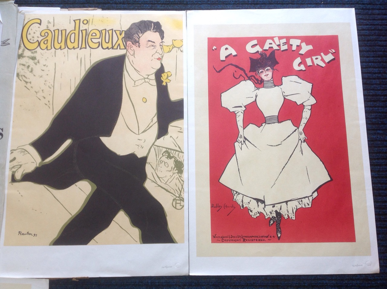 A limited edition portfolio of posters - the large plates by Toulouse-Lautrec, ChÈret, Hardy, - Image 2 of 3