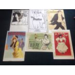 A limited edition portfolio of posters - the large plates by Toulouse-Lautrec, ChÈret, Hardy,