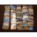 A large collection of over two thousand postcards - worldwide, topographical, tourist, mainly 60s/