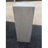 A 3ft travertine marble square column.