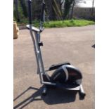 A York Velocity Fitness cross-trainer, with adjustable electronic monitoring dial between bars.