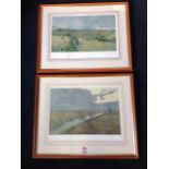 Lionel Edwards, two hunting prints - The Holdernes - Lambwash Drain (20in x 16in), and The