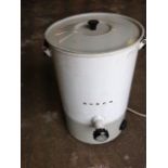 A twin handled Burco electric water boiler.