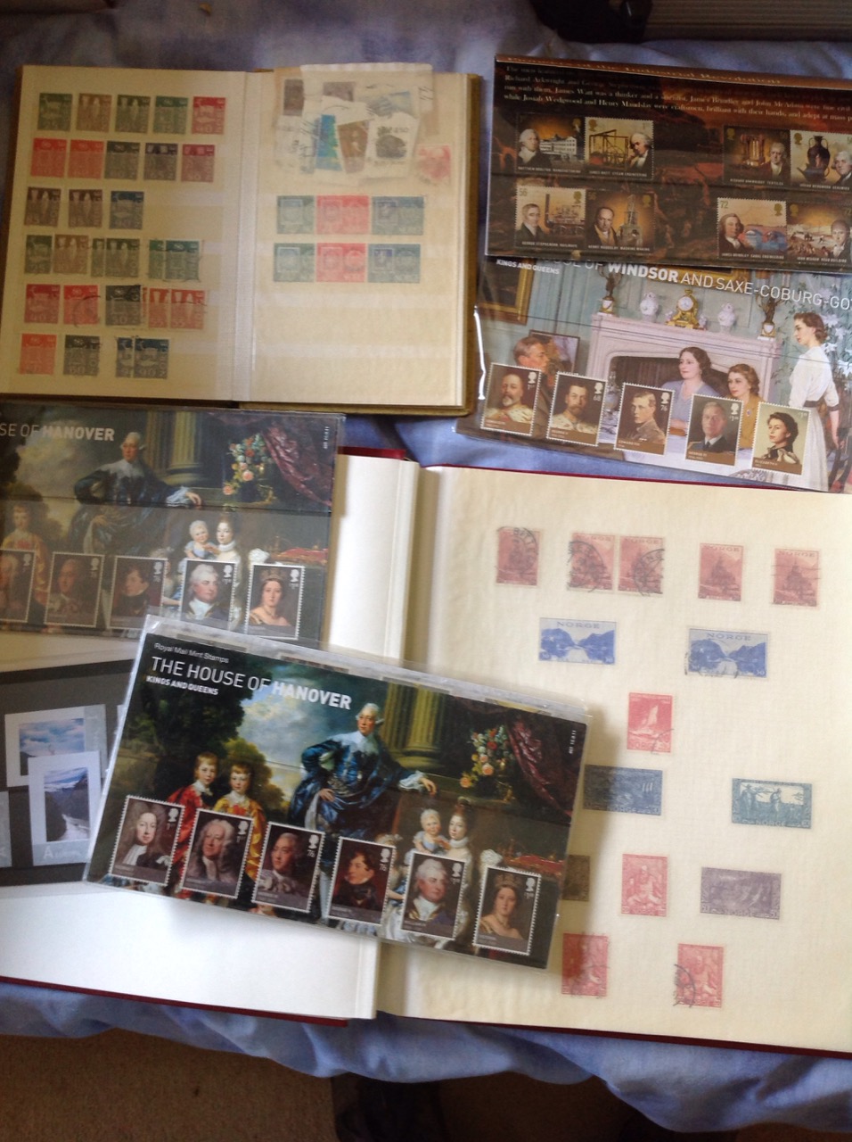 A stamp collection contained in two albums - mainly European, first day covers, etc; and a - Image 2 of 3