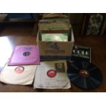 A box of 78s, mainly light music & jazz, and some classical - Clara Butt, Lehar, Eton Boating