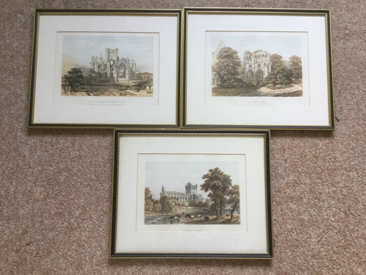 A collection of nineteenth century framed steel engravings - Newcastle, Bamborough, Menai Bridge, - Image 2 of 3