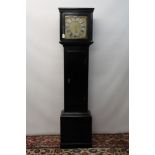 Good early 18th century longcase clock with thirty hour movement,