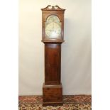 Early 19th century longcase clock with eight day movement,