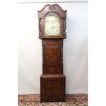 Late 17th century longcase clock with eight day movement,