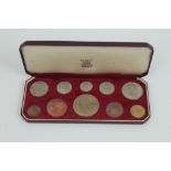 G.B. 1953 Elizabeth II - Ten Coin Proof Set (N.B.