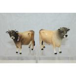 Beswick Jersey bull - Champion Dunsley Cowboy and Jersey cow (2) CONDITION REPORT