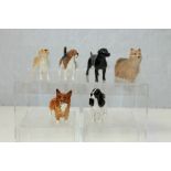 Six Beswick Dogs - Corgi, Labrador, Retriever, Beagle,