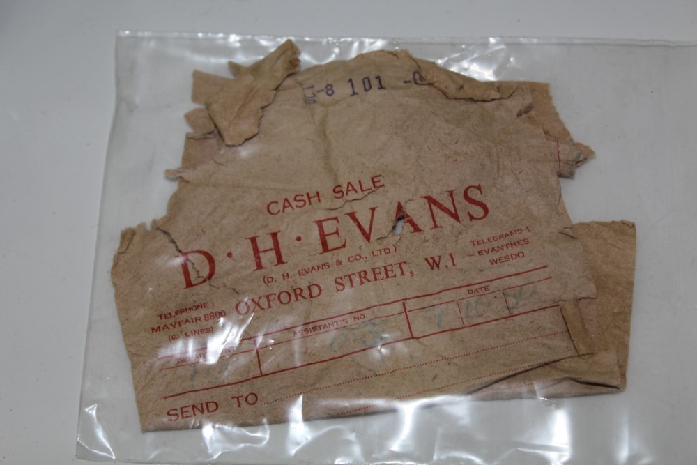 1950s vintage handbag (with original receipt), good size, - Image 5 of 5