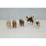 Beswick Ayrshire bull - Champion Whitehill Mandate and four various Beswick calves (5)